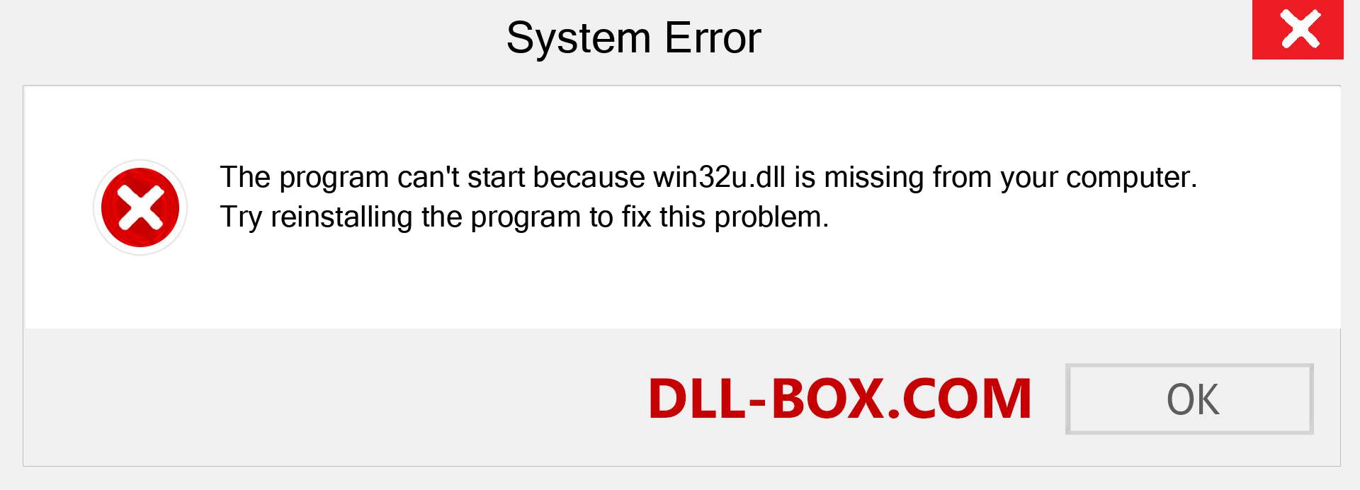  win32u.dll file is missing?. Download for Windows 7, 8, 10 - Fix  win32u dll Missing Error on Windows, photos, images